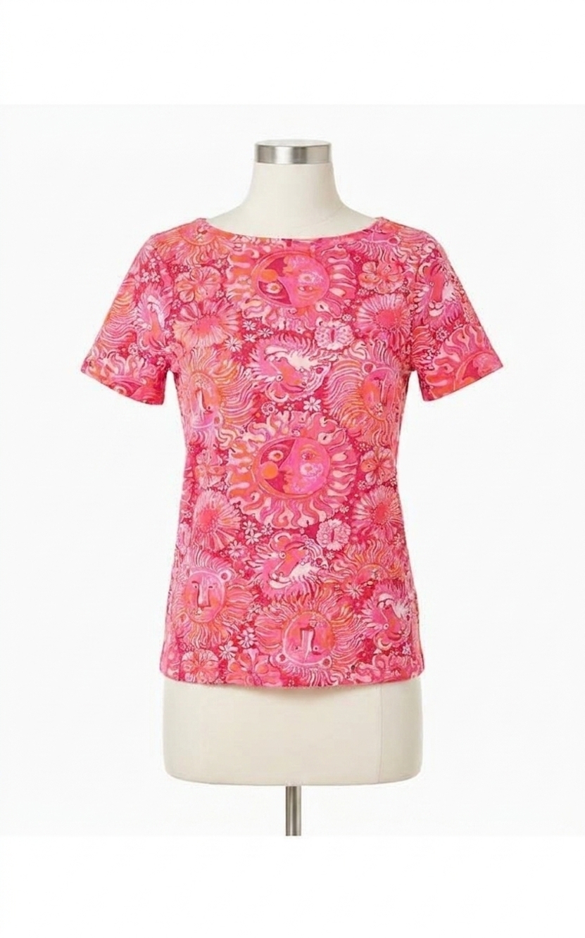 NEW LILLY PULITZER key west top in paradise punch jims stuff